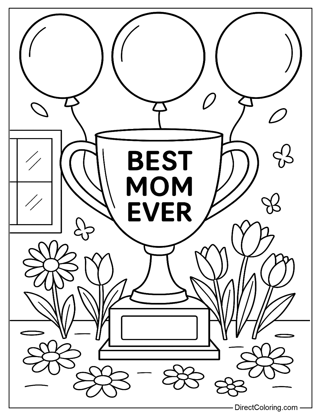 A golden trophy with the words 